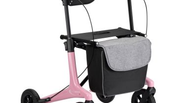 MultiMotion Carbon rollator - Roze - M
