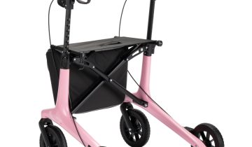 MultiMotion Carbon rollator - Roze - M