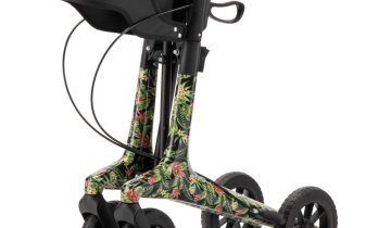 MultiMotion Carbon rollator - Bloemen print - M