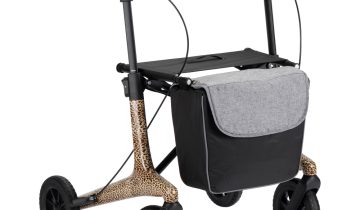 MultiMotion Carbon rollator - Panter print - M