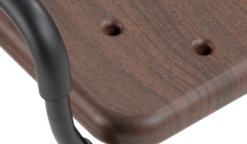 MultiMotion douchekruk met armsteunen - Donkere houtprint