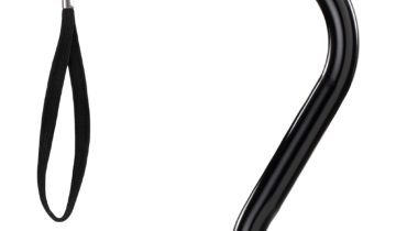 MultiMotion wandelstok met offset handvat - Zwart