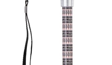 MultiMotion wandelstok met siliconen handvat - Lichte print