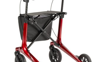 MultiMotion Carbon rollator - Rood - M