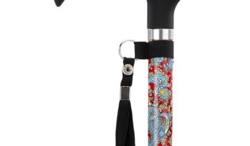 MultiMotion wandelstok - Rood Paisley