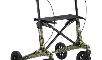 MultiMotion Carbon rollator - Bloemen print - M