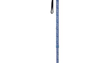 MultiMotion wandelstok met volledige print- Blauw paisley