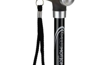 MultiMotion wandelstok met siliconen handvat - Zwart