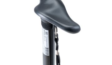 MultiMotion wandelstok met anatomisch handvat - Rechts - Zwart
