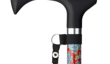 MultiMotion wandelstok opvouwbaar - Rood Paisley