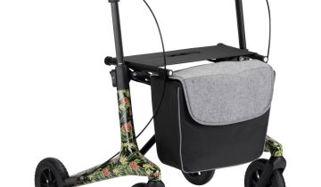 MultiMotion Carbon rollator - Bloemen print - M