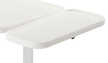 MultiMotion Zijtafel voor opvouwbare bedtafel - Wit