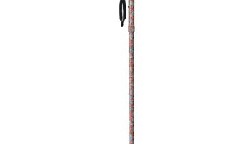 MultiMotion wandelstok opvouwbaar - Rood Paisley