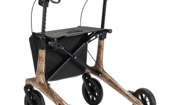 MultiMotion Carbon rollator - Panter print - M