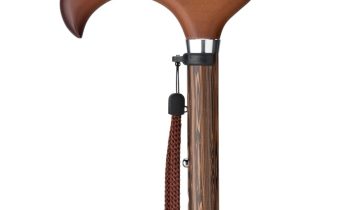 MultiMotion wandelstok opvouwbaar - Hout print
