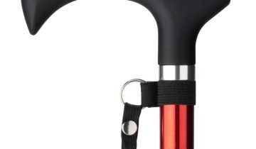 MultiMotion wandelstok opvouwbaar - Rood