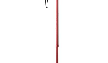 MultiMotion wandelstok met siliconen handvat - Rood