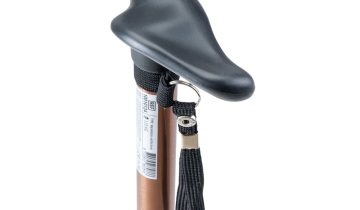 MultiMotion wandelstok met anatomisch handvat - Rechts - Bruin