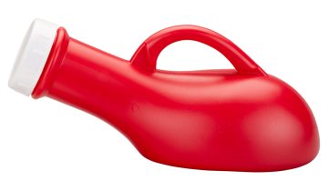 MultiMotion Urinaal unisex met schroefdop - Rood