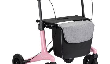 MultiMotion Carbon rollator - Roze - M