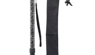 MultiMotion wandelstok telescopisch - Zwart paisley