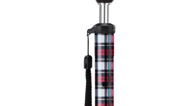 MultiMotion wandelstok telescopisch - Rood geruit