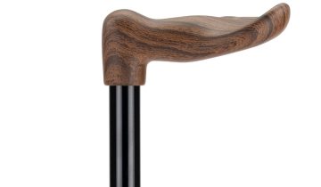 MultiMotion Wandelstok anatomisch houtprint - Links