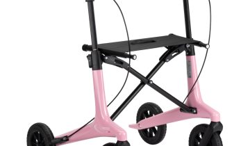 MultiMotion Carbon rollator - Roze - M