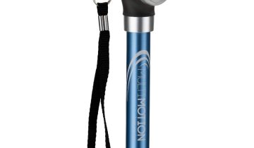 MultiMotion wandelstok met siliconen handvat - Blauw
