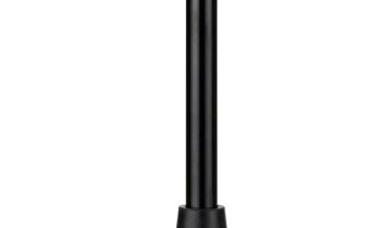 MultiMotion wandelstok met siliconen handvat - Zwart