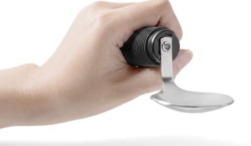 MultiMotion Meebewegende lepel met verdikt handvat - Zwart