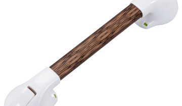 MultiMotion Wandbeugel met zuignappen, houtprint - 30 cm
