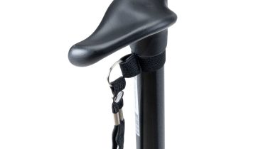MultiMotion wandelstok met anatomisch handvat - Links - Zwart